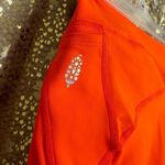 Free People Movement Space Race Orange Bike Shorts Medium NWOT Photo 3