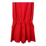 Gap  Red Orange Cami Romper‎ Jumpsuit Sleeveless V Neck Casual Summer Size XS Photo 2