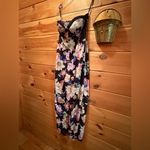 Band of Gypsies Womens Sleeveless Floral Jumpsuit Wide leg smocked Size M Photo 2