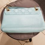 Kate Spade ๐๐ Baby Blue Quilted Leather Handbag Photo 4