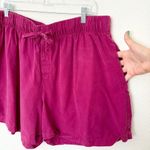 [Papinelle] Pink Tencel Elastic Waist Cuffed Amelie Boxer Short Pajamas Size XL Photo 10