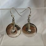 Kenneth Cole GUC  Mother of Pearl Disc Earrings Photo 1