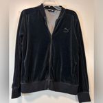 Puma  Black Velvet Full Zip With Pockets Track Jacket Women’s Size XL Photo 1