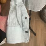 EXPRESS Size 5/6 Button Down Light Blue Shirt Photo 6