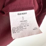 Old Navy  Lattice billowy Balloon Sleeve Blouse Burgundy Crimson sz Small Photo 5