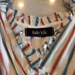 fab'rik  Multicolor Striped Ruffle Blouse Photo 1