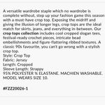 Boohoo  Ribbed Halter Back Detail Crop Top in Black Photo 7