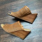 Franco Sarto Women Tan Woven Slide Sandals Size 5.5 Photo 6