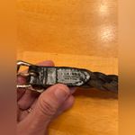 The Limited  Black Braided Leather Belt vintage size M coastal cowgirl Photo 8