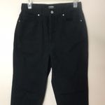 Playboy by pac-sun black button fly high waisted denim jeans size 27 cute Photo 2