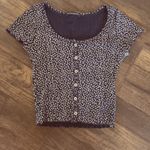 Brandy Melville Zelly Cropped Printed Top Photo 1