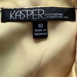 Kasper Gold satin Button Down Top Size 10 Photo 6