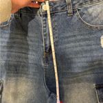 Love Cult Denim Cargo Jeans Blue Size 12 Photo 3