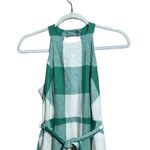 Anthropologie Maeve  Greta Gingham MidiDress 0 Multicolor Linen Blend Button Back Photo 3