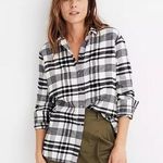 Madewell  Flannel Oversized Ex-Boyfriend Shirt in Romana Plaid Photo 0