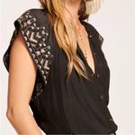 Ramy Brook ✨-Ansley Flutter Sleeve Jumpsuit Malachite - Size Large. NWT Photo 9