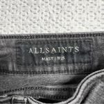 All Saints Mast Black Zippered Skinny Ankle Jeans Size 25 EUC Photo 3