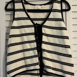 Cyrus  Tie Tank Sweater Photo 0