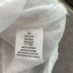 Gypsies & Moondust  women’s boxy fit semisheer white swiss dot crochet top size L Photo 6