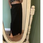 Adrienne Vittadini Women’s Black Wool Blend Maxi Skirt Size 8 (Made in USA) Photo 7