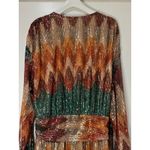 Ramy Brook Michaela Sequin Chevron Wrap Minidress Multicolor Plus Size 3 XL NWT Photo 12
