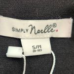 Simply Noelle Black Chiffon and Knit Zip-Up Jacket NWT Size Small/Medium Photo 7