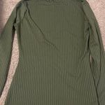 Boohoo Olive Green Long Sleeve Top Photo 3