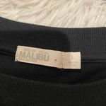 Barefoot Dreams  Malibu Lounge Shirt in Black Large Photo 5