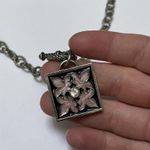 Women's Signed CAMCO Costume Necklace Pray Charm Photo 9