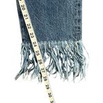 3x1 Revolve Jeans Womens 26 Stella Blue Button Fly Straight Crop Fringe Modern Photo 9