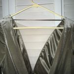 Jenny Yoo Long-Sleeve Open-Back Stretch Velvet Gown Size 8 Photo 4