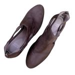 Eileen Fisher  “Vanda” Nubuck Cutout Leather Bootie Taupe Size 9‎ Photo 1