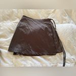 Rampage Elegant Brown Wrap Skirt Photo 1