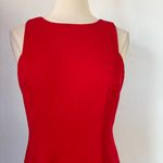 Rampage Vintage 90s  Solid Red Mini Sleeveless Sheath Dress Photo 4