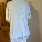 Free People ❤️ We the Free  Baby Pink Layer Gauze Tee Shirt Top Photo 1