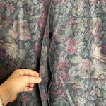 London Fog VTG Floral Trench Coat Women's Button Front Outerwear Photo 1
