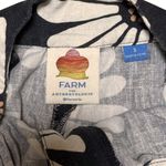 Farm Rio  x Anthropologie Daisy Linen-Blend Wide-Leg Pants Black Sz S Retail $168 Photo 2