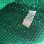 VICI Kelly Green Cowl Neck Sweater Ribbed Knit M holiday winter fall chunky Photo 8