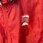 Polar Quality Sportswear Waterproof Nylon Hooded Rain Jacket Sz Small red. Photo 1