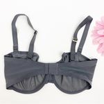 Cuup The Balconette Mesh Underwire Bra: Grey Slate 32G (4D) Gray Size undefined Photo 4