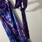 B. Smart Purple Multi- Color Animal Print Silk Size 24 Photo 10