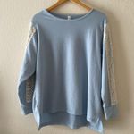 Flora Nikrooz Sweatshirt Pajama top Blue. Photo 2