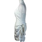 SIR. Jessamine Tie Mini Dress in Ivory 1/S New Womens Linen Tie White Photo 4