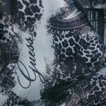 Guess  L Full Length Logo Lined Pea Coat Double Breasted Belted Wool in Black Photo 13