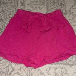 Francesca's  Pink Flowy Shorts Photo 0
