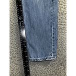 American Eagle  Jeans Women 0 Distressed Plaid‎ Patch Frayed Denim Pants Photo 4