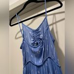 Salty Lemon Blue & White Patterned Sleeveless Jumpsuit - S Photo 9