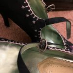 Sam Edelman  Black SE Boutique Faux Suede Peep Toe Mary Jane Heels Womens 9 1/2 Photo 9