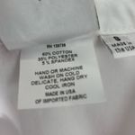 Finley Brand Finley white ruffle arm button down shirt. S Photo 3