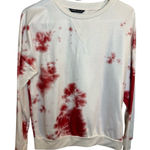 Red‎ and white tie die crew neck Photo 0